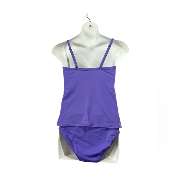 NWOT, LOLË, Two-Piece Swimsuit Set (tankini), XL, Purple ☀️ - Picture 10 of 11